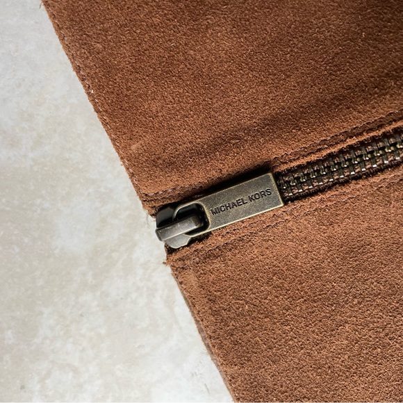 Michael Kors Malin Grommet Suede Boot Over Knee OTK OTN size 5.5 women’s boots - Picture 10 of 17